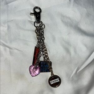 Limited Edition Silver and Pink Keychain